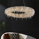 Modern crystal bird nest chandelier dining room pendant light
