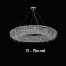 Modern crystal bird nest chandelier dining room pendant light