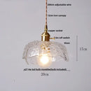 Modern crystal brass led pendant light dining room cascading beads
