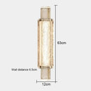 Modern crystal bubble wall lamp for bedroom luxury glass light