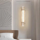 Modern crystal bubble wall lamp for bedroom luxury glass light