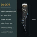 Modern crystal butterfly pendant light living room chandelier