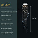 Modern crystal butterfly pendant light living room chandelier