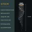 Modern crystal butterfly pendant light living room chandelier