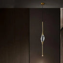 Modern crystal copper wall sconce dining room warm led light