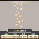 Modern crystal cube chandelier pendant lights for dining room