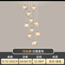 Modern crystal cube chandelier pendant lights for dining room