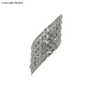 Modern crystal diamond wall mounted lamp bedroom silver sconce