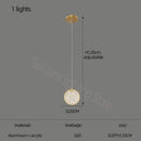 Modern crystal double story led ring chandelier living room light