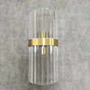 Modern crystal gold led wall lamp for bedroom lighting