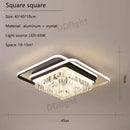 Modern crystal industrial pendant lamps for living room led lighting