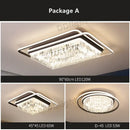 Modern crystal industrial pendant lamps for living room led lighting