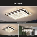 Modern crystal industrial pendant lamps for living room led lighting