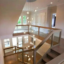 Modern crystal led ceiling chandeliers living room glass globe pendant