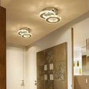 Modern crystal led ceiling lamps for living room decor