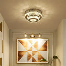 Modern crystal led ceiling lamps for living room decor