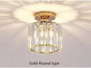Modern crystal led ceiling light black cube fixture for kitchen