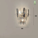 Modern crystal led chandeliers for dining room glass prism light