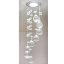 Modern crystal led downlight – living room teardrop ceiling lamp