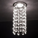Modern crystal led downlight – living room teardrop ceiling lamp