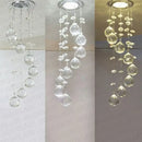 Modern crystal led downlight – living room teardrop ceiling lamp