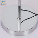 Modern crystal led feather floor lamp living room light
