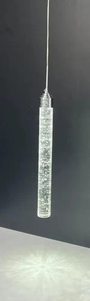 Modern crystal led pendant light for dining room