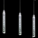 Modern crystal led pendant light for dining room