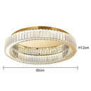 Modern crystal round ceiling lamp living room lighting