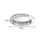 Modern crystal round ceiling lamp living room lighting