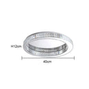 Modern crystal round ceiling lamp living room lighting