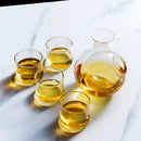 Modern crystal sake ice jug – dining room glass beverage carafe