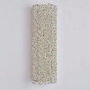 Modern crystal wall lamp bedroom rectangular gold sconce