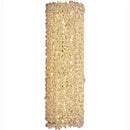 Modern crystal wall lamp bedroom rectangular gold sconce