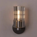 Modern crystal wall lamp gold & black sconce bedroom light fixture