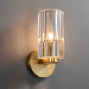 Modern crystal wall lamp gold & black sconce bedroom light fixture