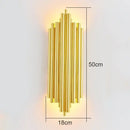 Modern crystal wall lamp gold & chrome sconce for living room