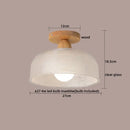 Modern crystal wood led ceiling lamp bedroom teardrop chandelier
