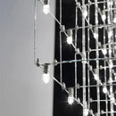 Modern cube led chandelier for luxury dining room and office