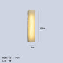 Modern cuboid marble led wall lamp bedroom dimmable lighting