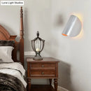 DecorBites™ Modern Metal Wall Sconce Light for Bedroom - Foldable Design, 1-Light, Black/Grey/Silver