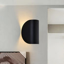 Gold Metal Compact Wall Sconce