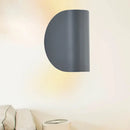 DecorBites™ Modern Metal Wall Sconce Light for Bedroom - Foldable Design, 1-Light, Black/Grey/Silver