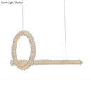 Modern cut crystal brass ceiling light kitchen island pendant 220v-240v