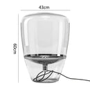 Modern cylindrical decorbites glass table lamps bedroom led lighting