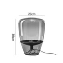 Modern cylindrical decorbites glass table lamps bedroom led lighting