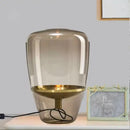 Modern cylindrical decorbites glass table lamps bedroom led lighting