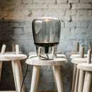 Modern cylindrical decorbites glass table lamps bedroom led lighting