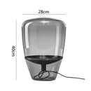 Modern cylindrical decorbites glass table lamps bedroom led lighting
