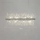 Modern dandelion crystal chandelier living room pendant light